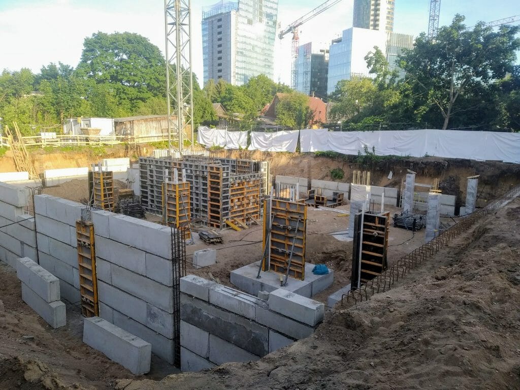 Cozy Life 1 etapas (Kintų g. 3) - Multi apartment - construction photos