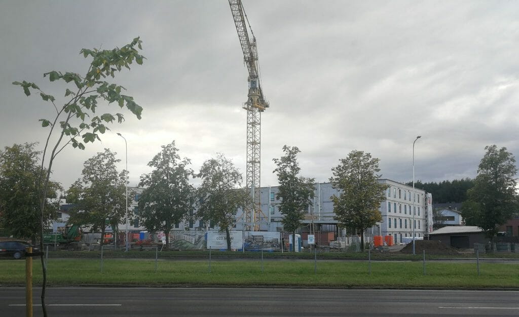 Ozo sodai (Šeškinės Sodų g. 12) - Daugiabutis - statybų nuotraukos