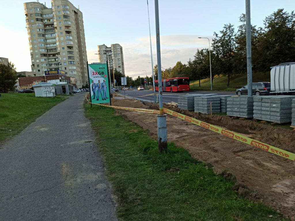 S. Stanevičiaus g. dviračių takas (S. Stanevičiaus g.) - Bike path - construction photos
