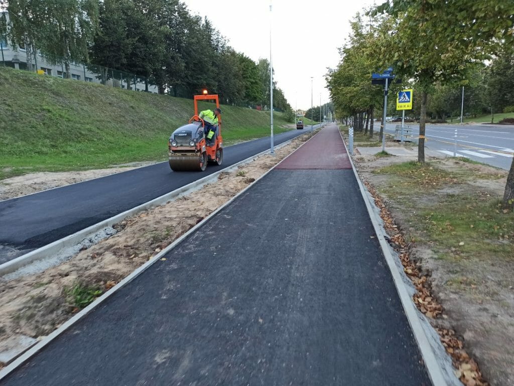 S. Stanevičiaus g. dviračių takas (S. Stanevičiaus g.) - Bike path - construction photos