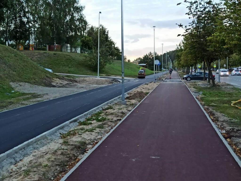 S. Stanevičiaus g. dviračių takas (S. Stanevičiaus g.) - Bike path - construction photos