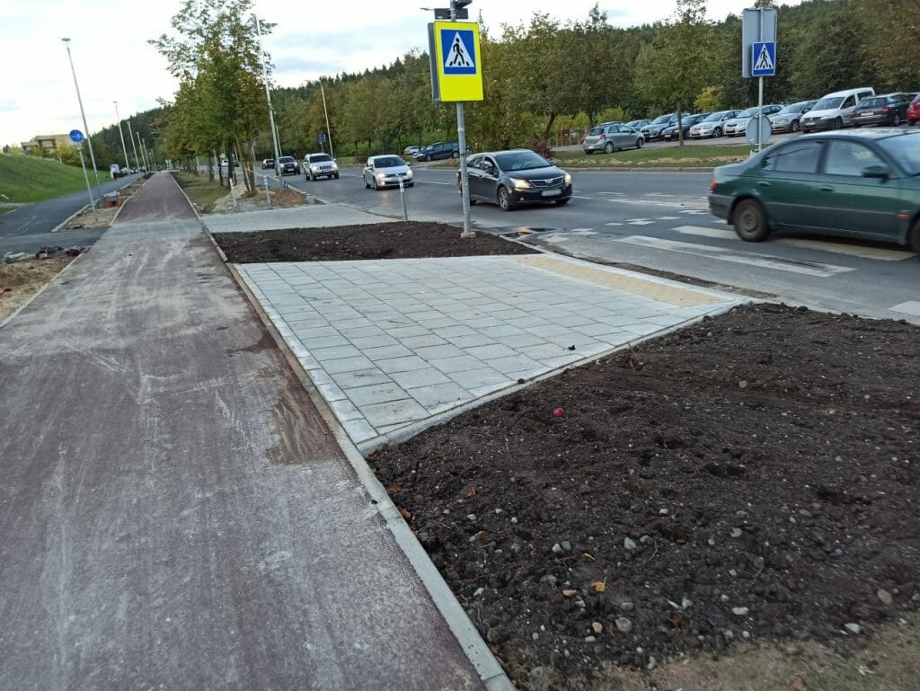 S. Stanevičiaus g. dviračių takas (S. Stanevičiaus g.) - Bike path - construction photos