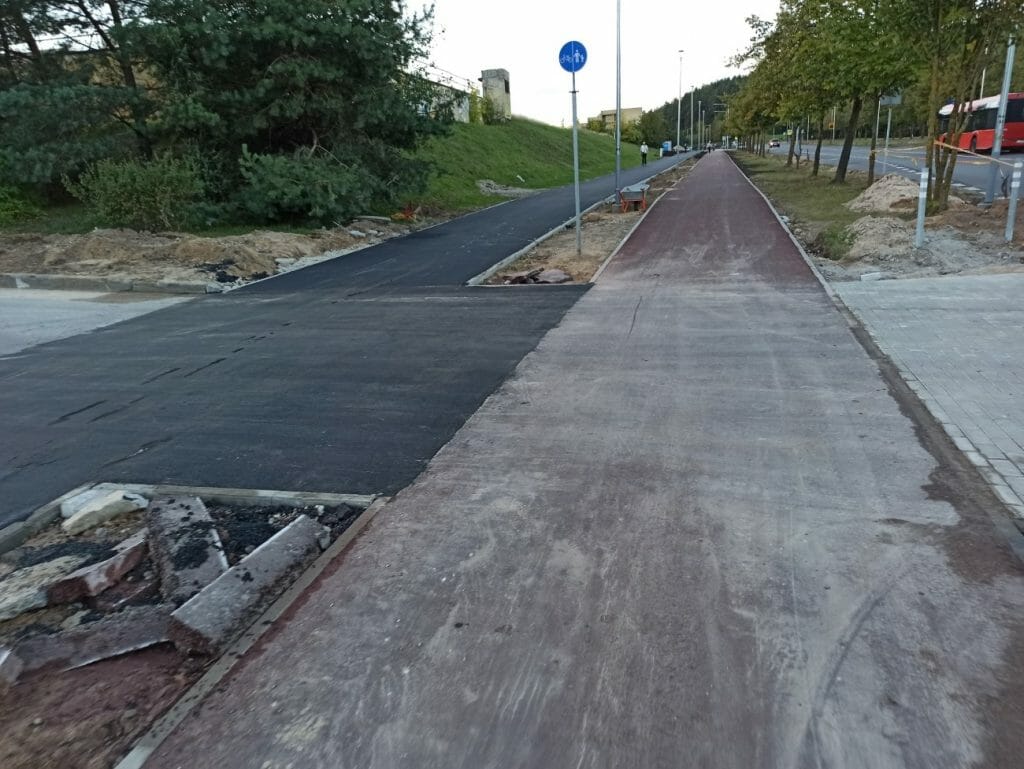 S. Stanevičiaus g. dviračių takas (S. Stanevičiaus g.) - Bike path - construction photos