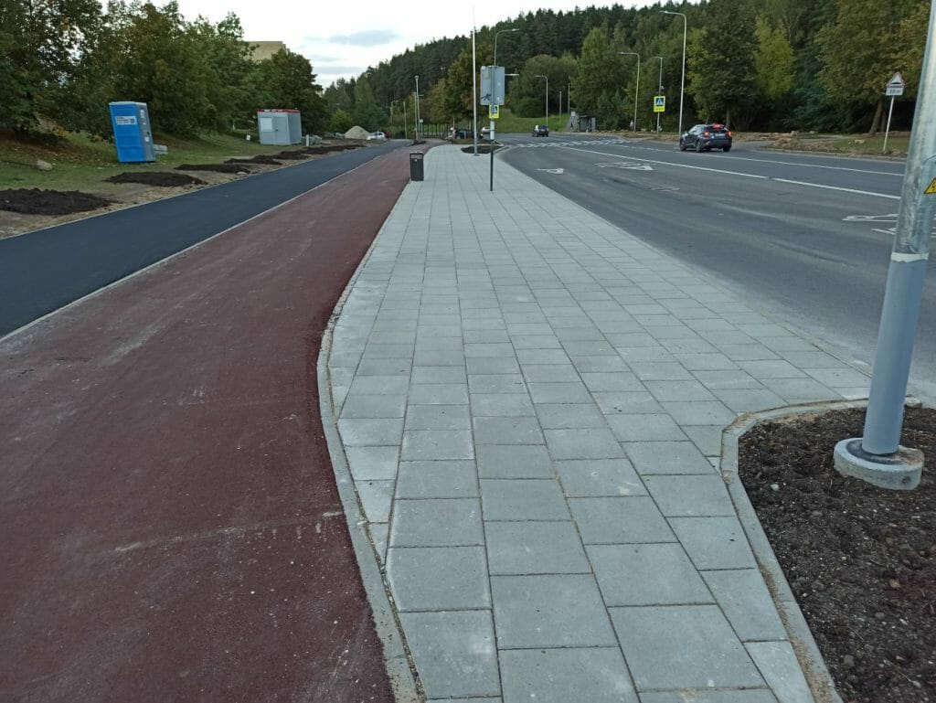 S. Stanevičiaus g. dviračių takas (S. Stanevičiaus g.) - Bike path - construction photos