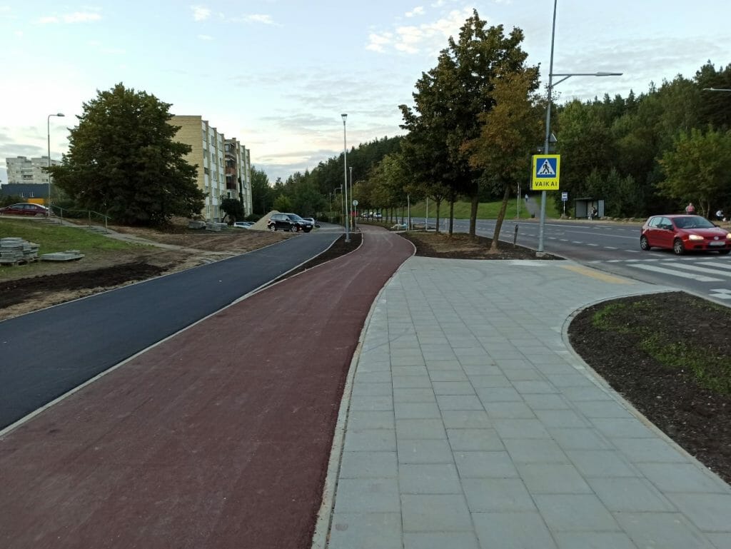 S. Stanevičiaus g. dviračių takas (S. Stanevičiaus g.) - Bike path - construction photos
