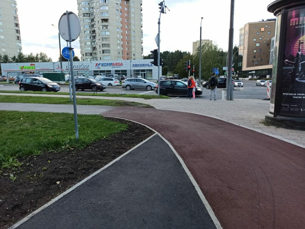 S. Stanevičiaus g. dviračių takas (S. Stanevičiaus g.) - Bike path - construction photos