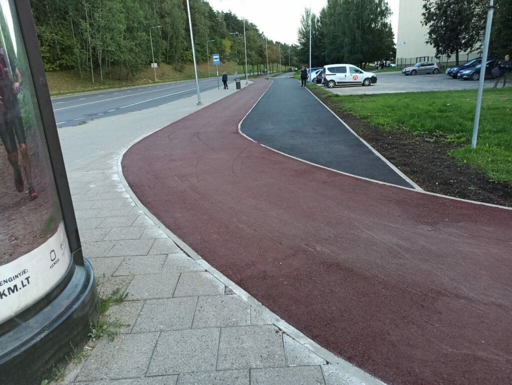S. Stanevičiaus g. dviračių takas (S. Stanevičiaus g.) - Bike path - construction photos