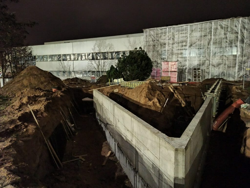 Žemynos progimnazijos sporto salė (Žemynos g. 14) - Sports arena - construction photos