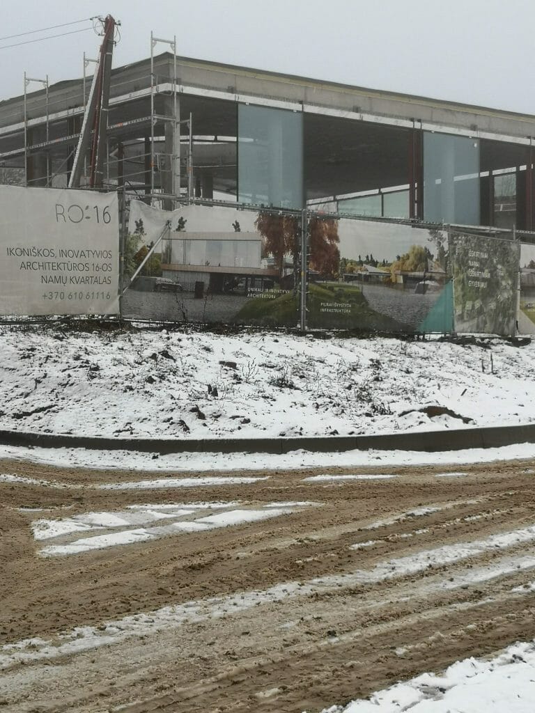 Ro16 (S. Lozoraičio g. 17A, 15C, 15B, 15, 23, 25, 25B, 25D) - Private house community - construction photos