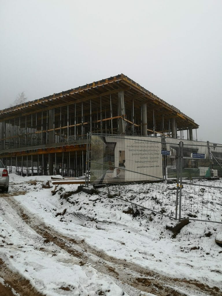 Ro16 (S. Lozoraičio g. 17A, 15C, 15B, 15, 23, 25, 25B, 25D) - Private house community - construction photos