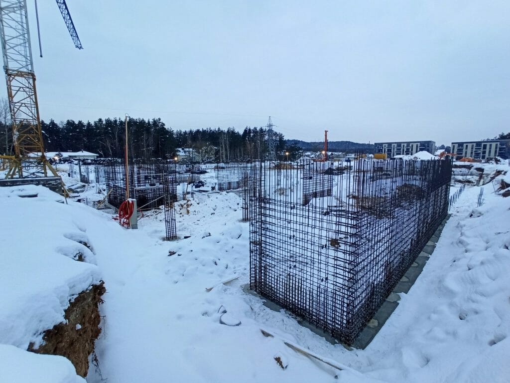 Lazdynėlių vingis 5-6 etapai (Žaibo g. 1, 3) - Multi apartment - construction photos