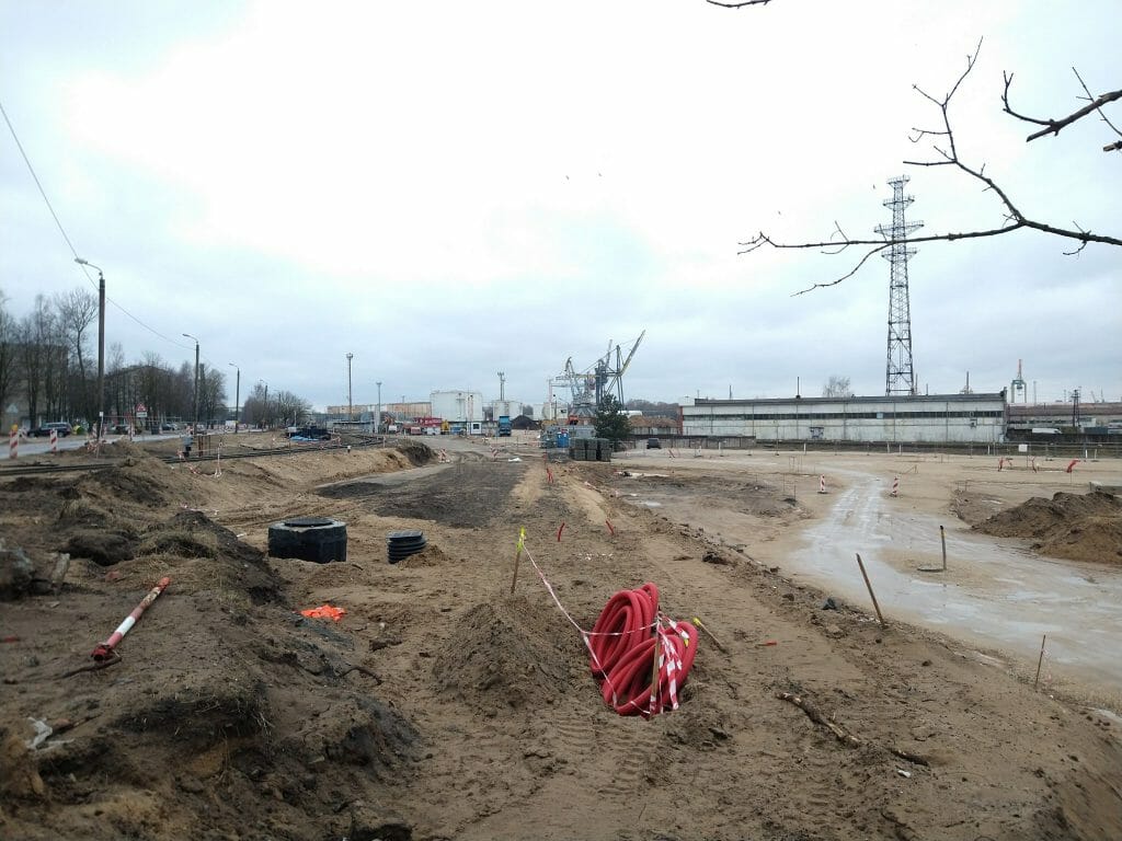 Satiksmes pārvads Rīga - Skulte (Viestura prospekts) - Road - construction photos