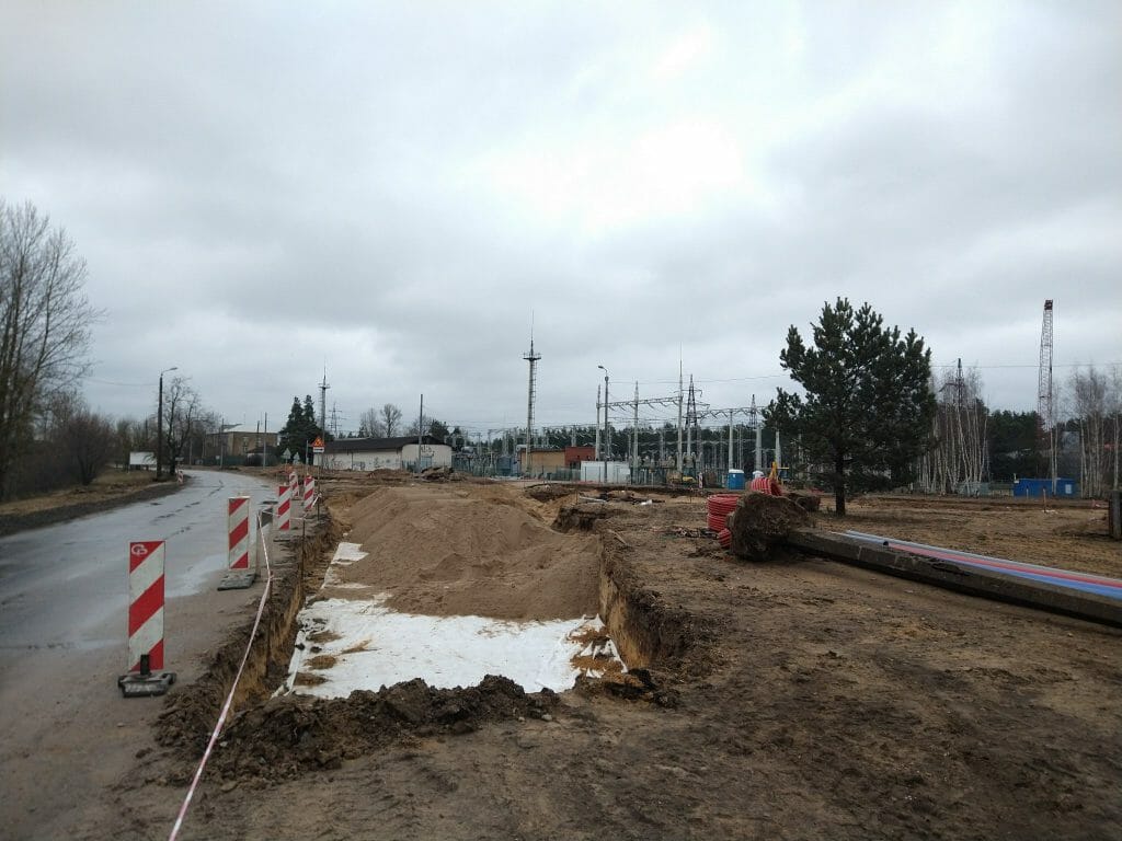 Satiksmes pārvads Rīga - Skulte (Viestura prospekts) - Road - construction photos