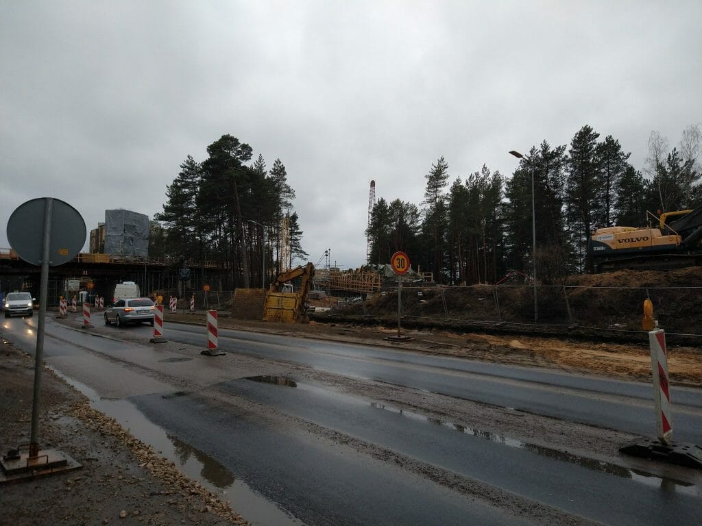 Satiksmes pārvads Rīga - Skulte (Viestura prospekts) - Road - construction photos