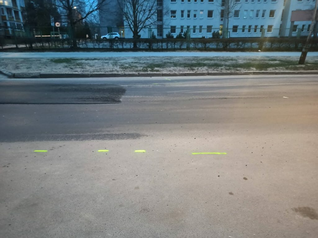 Ramaus eismo gatvė prie Vilniaus rajono centrinės poliklinikos (J. Baltrušaičio g.) - Tänav - ehituse fotod