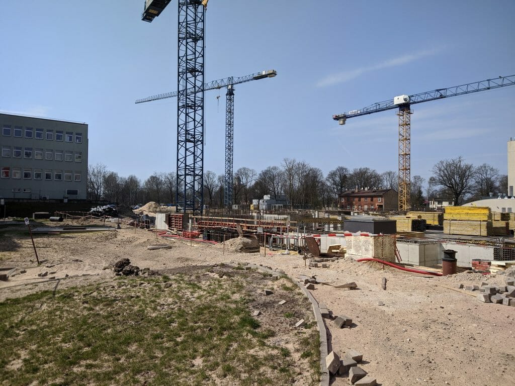 Paula Stradiņa klīniskās universitātes slimnīcas A korpuss II kārta (Pilsoņu iela 13) - Hospital - construction photos