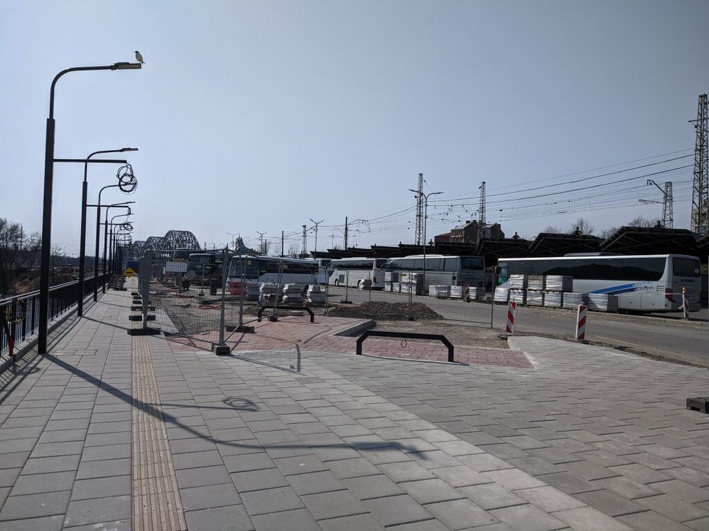 Rīgas starptautiskās autoostas autobusu platformas pārbūve (Prāgas iela 1) - Kelias - statybų nuotraukos