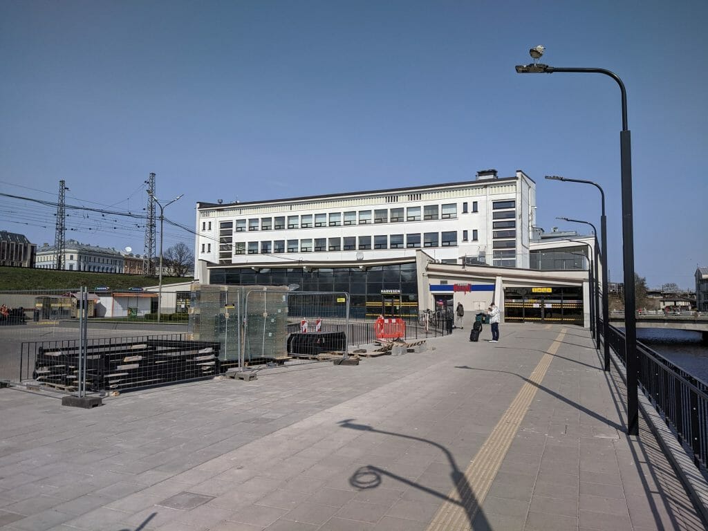 Rīgas starptautiskās autoostas autobusu platformas pārbūve (Prāgas iela 1) - Kelias - statybų nuotraukos