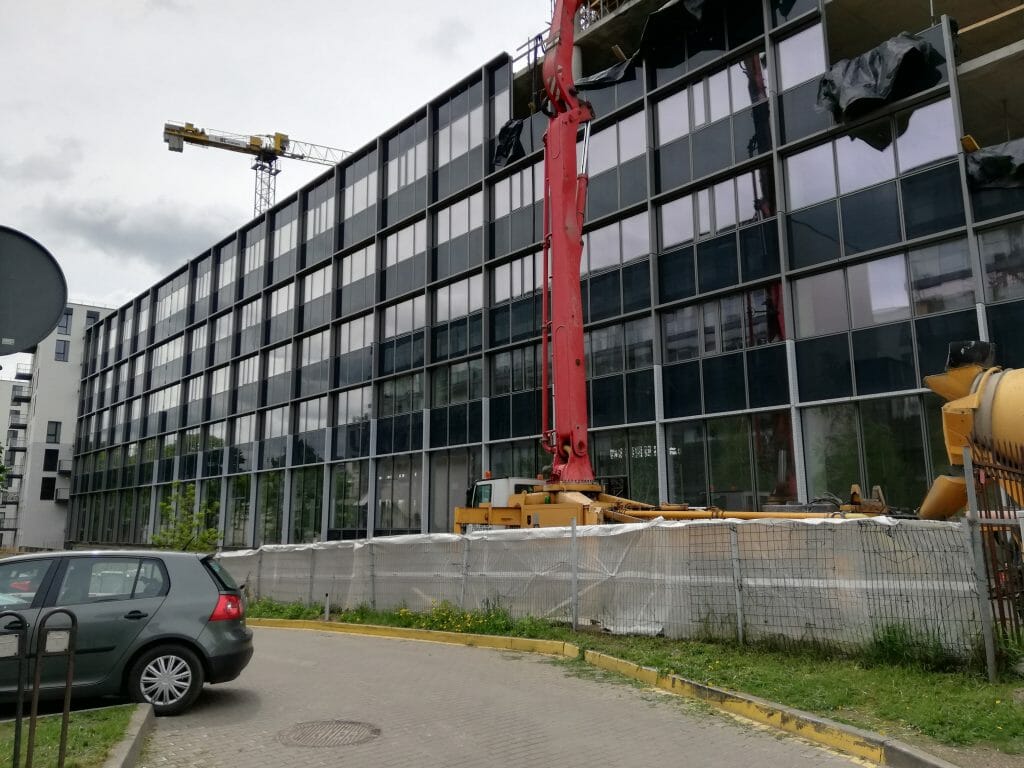 Business Stadium North East (Rinktinės g. 3) - Verslo centras - statybų nuotraukos