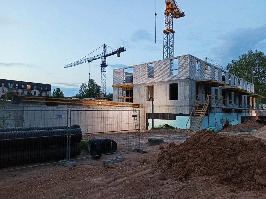 Lazdynėlių vingis 5-6 etapai (Žaibo g. 1, 3) - Multi apartment - construction photos