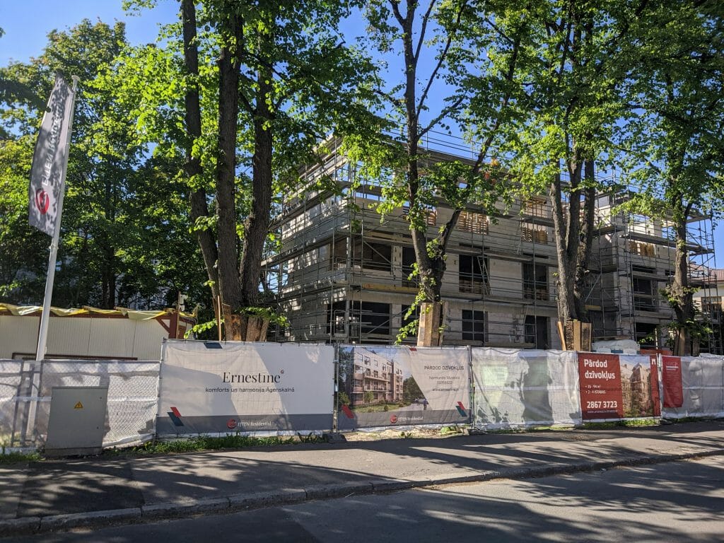 Ernestine (Ernestīnes iela 6a) - Multi apartment - construction photos