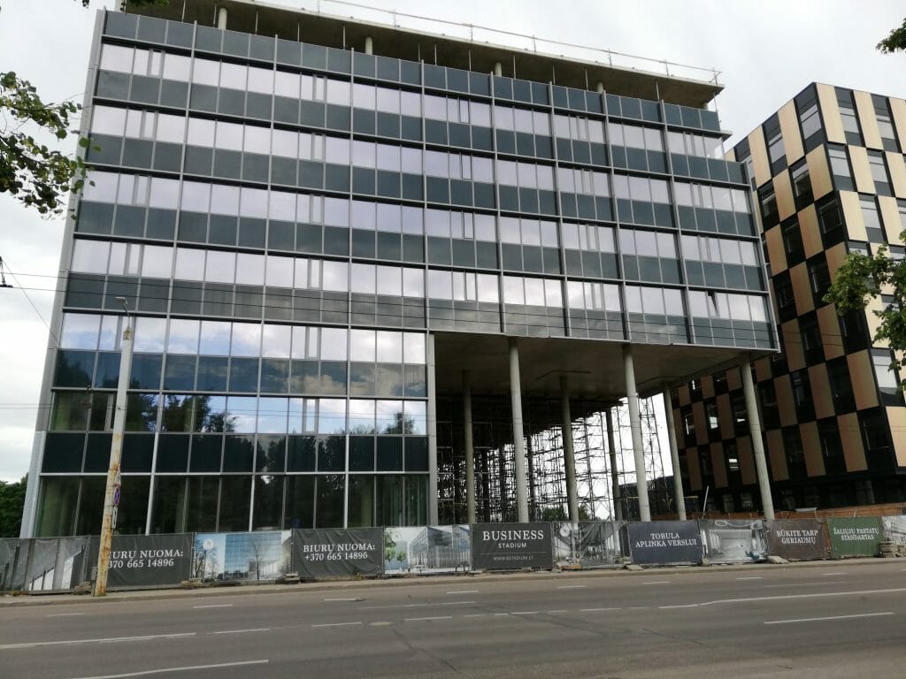 Business Stadium North East (Rinktinės g. 3) - Verslo centras - statybų nuotraukos