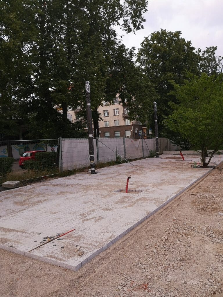 Danės krantinių rekonstrukcija (Danės g.) - Park - construction photos