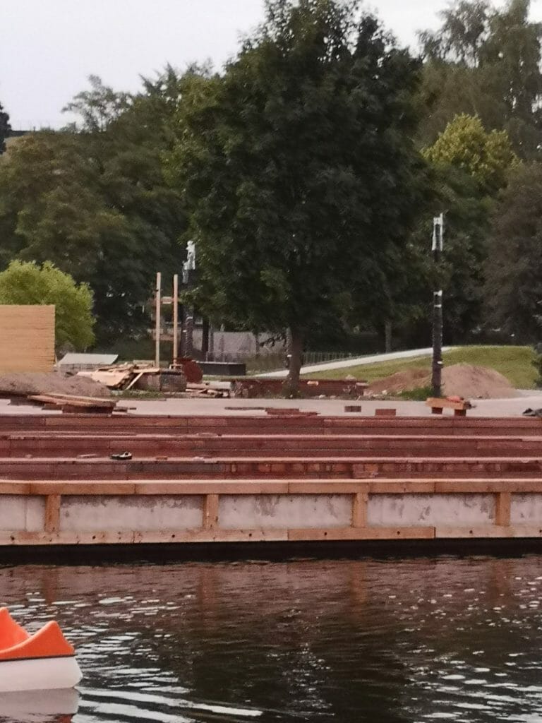 Danės krantinių rekonstrukcija (Danės g.) - Park - construction photos