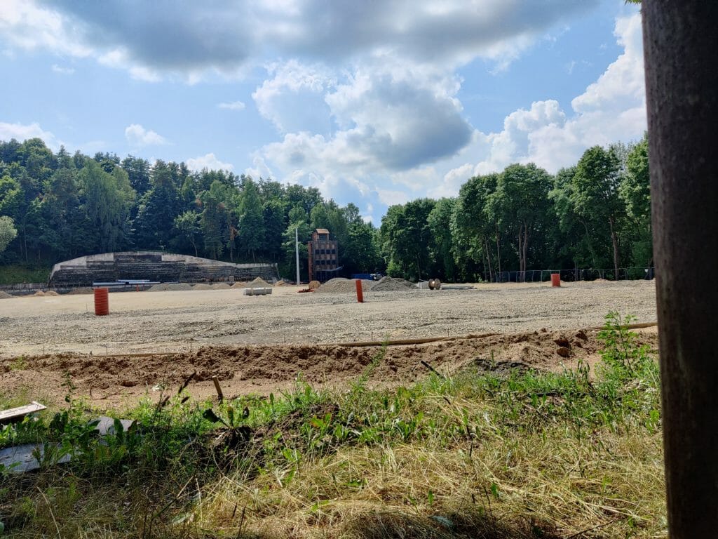 Kalnų parko stadionas (T. Kosciuškos g. 7) - Sports field or court - construction photos
