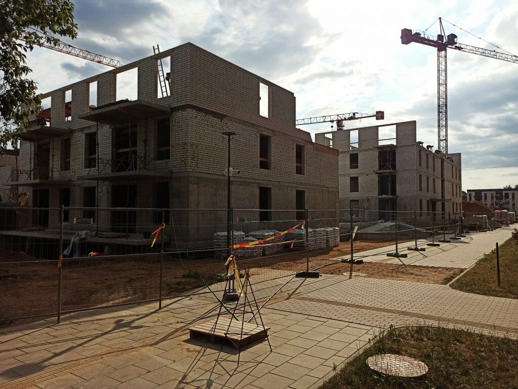 Lazdynėlių vingis 5-6 etapai (Žaibo g. 1, 3) - Multi apartment - construction photos
