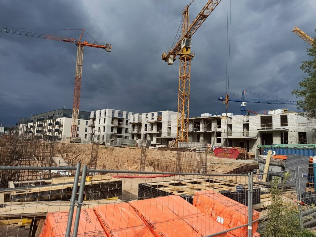 Lazdynėlių vingis 5-6 etapai (Žaibo g. 1, 3) - Multi apartment - construction photos