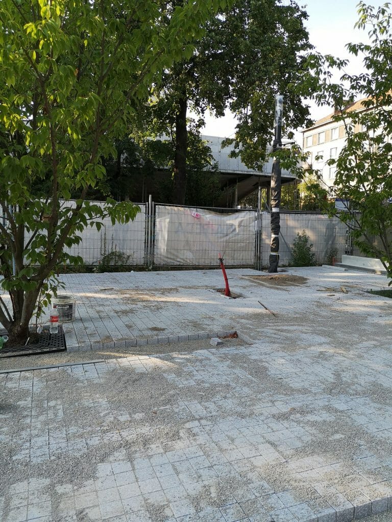 Danės krantinių rekonstrukcija (Danės g.) - Park - construction photos