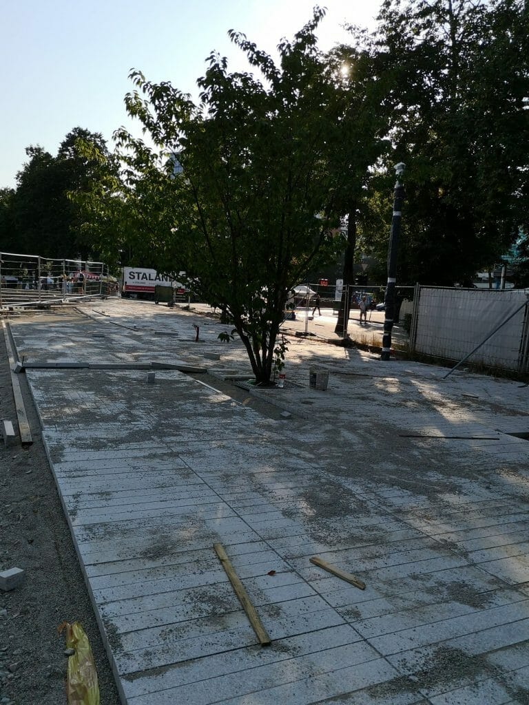 Danės krantinių rekonstrukcija (Danės g.) - Park - construction photos