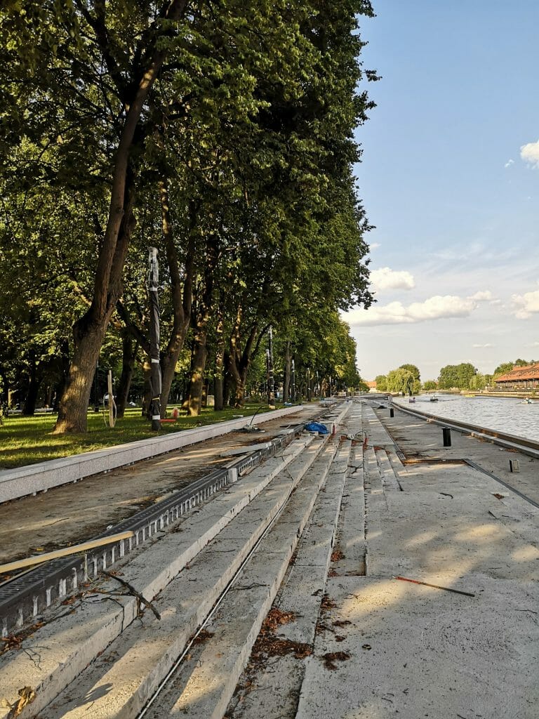 Danės krantinių rekonstrukcija (Danės g.) - Park - construction photos