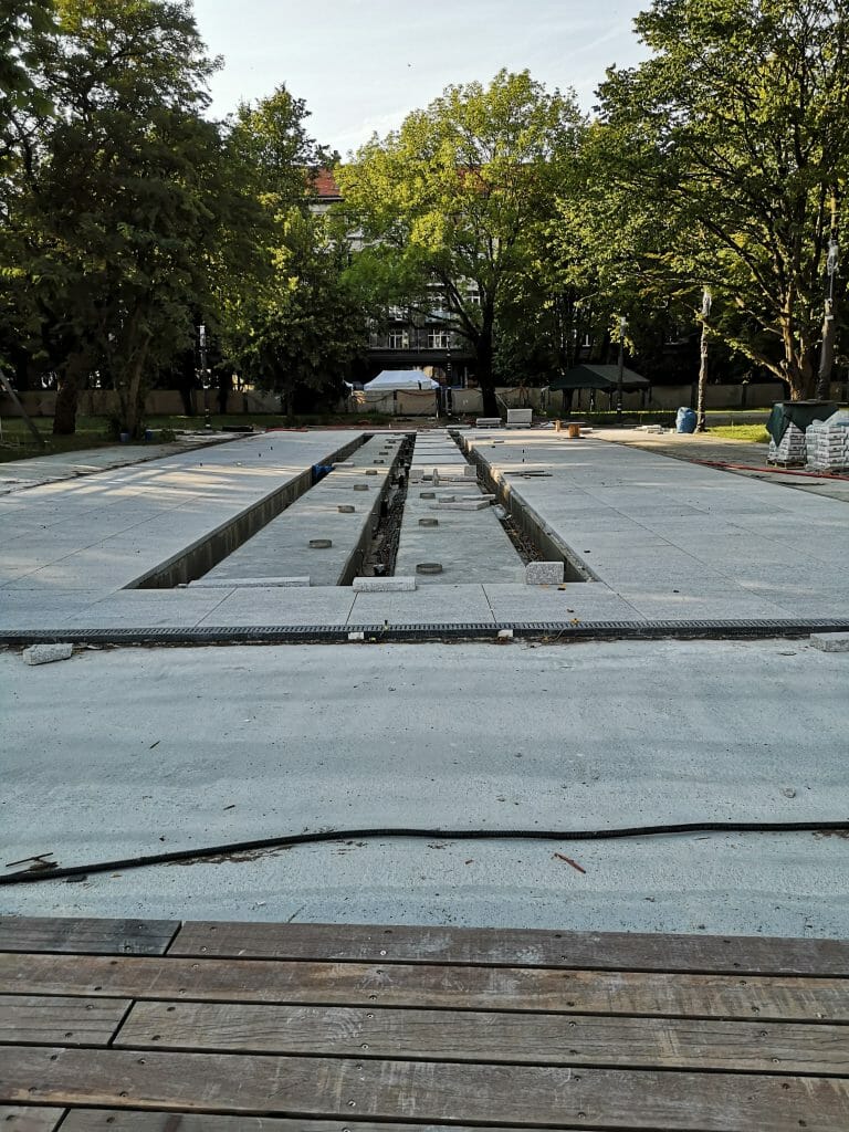 Danės krantinių rekonstrukcija (Danės g.) - Park - construction photos