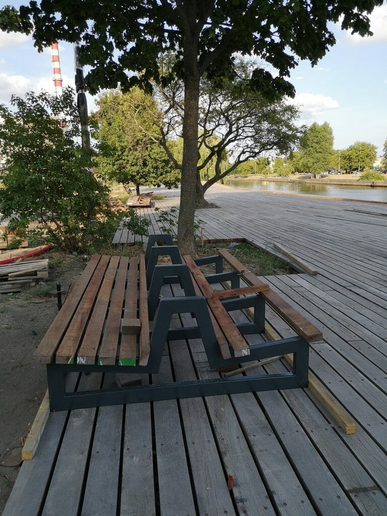 Danės krantinių rekonstrukcija (Danės g.) - Park - construction photos