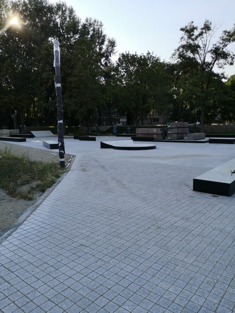 Danės krantinių rekonstrukcija (Danės g.) - Park - construction photos