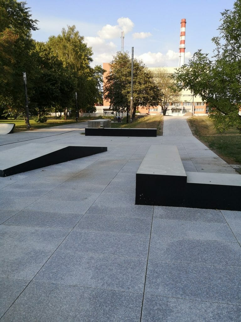 Danės krantinių rekonstrukcija (Danės g.) - Park - construction photos