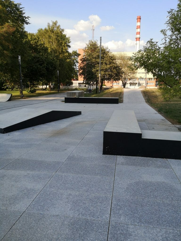 Danės krantinių rekonstrukcija (Danės g.) - Park - construction photos