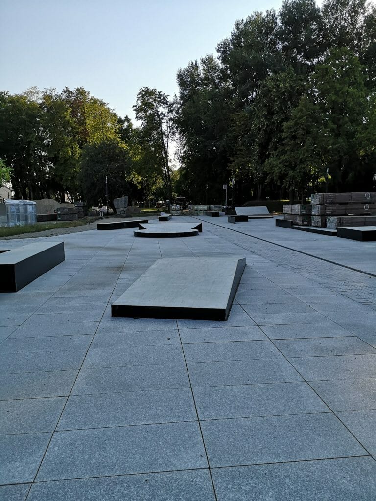 Danės krantinių rekonstrukcija (Danės g.) - Park - construction photos