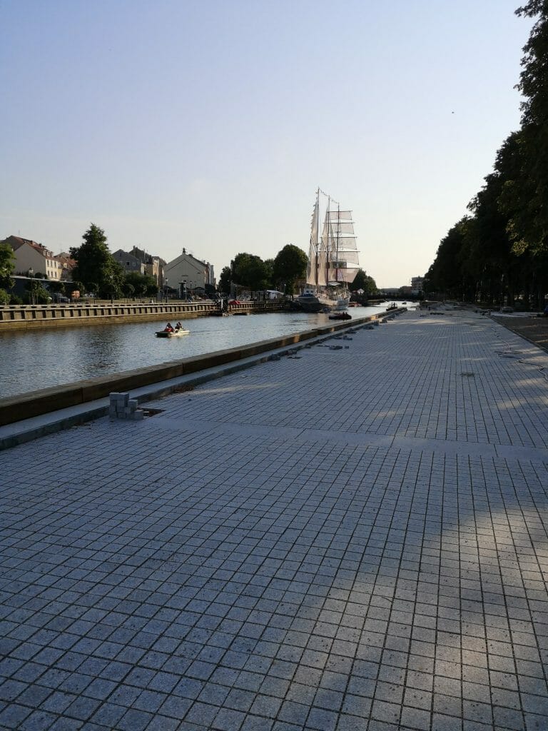 Danės krantinių rekonstrukcija (Danės g.) - Park - construction photos
