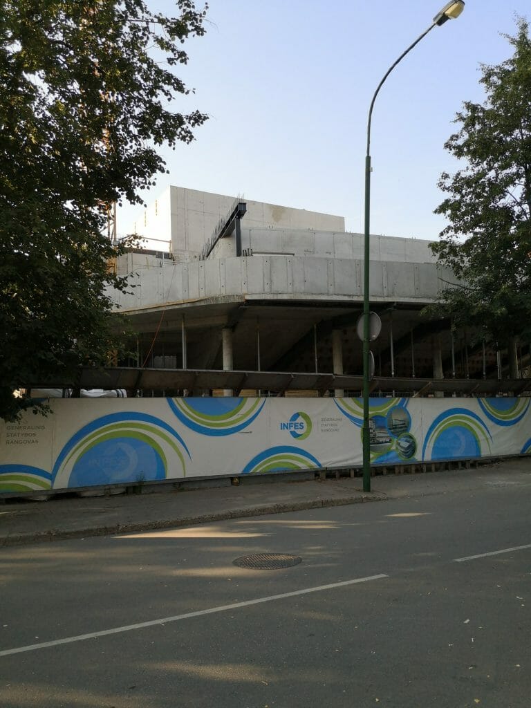 Klaipėdos muzikinis teatras (Danės g. 19) - Cultural center - construction photos