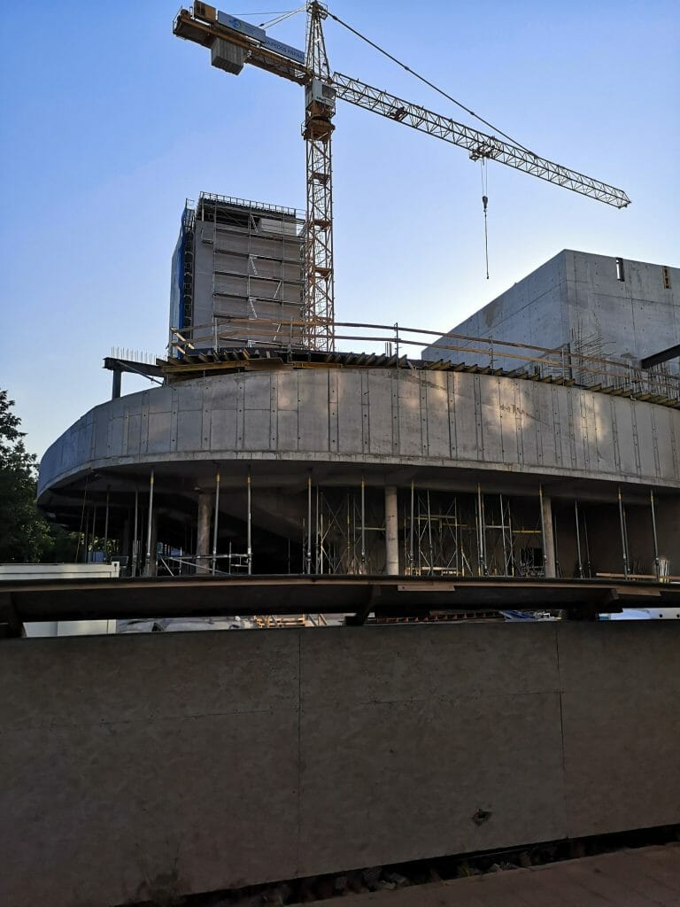 Klaipėdos muzikinis teatras (Danės g. 19) - Cultural center - construction photos