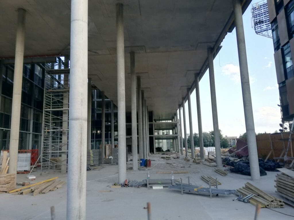 Business Stadium North East (Rinktinės g. 3) - Verslo centras - statybų nuotraukos