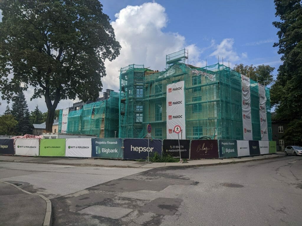 Baložu 9 (Baložu iela 9) - Multi apartment - construction photos