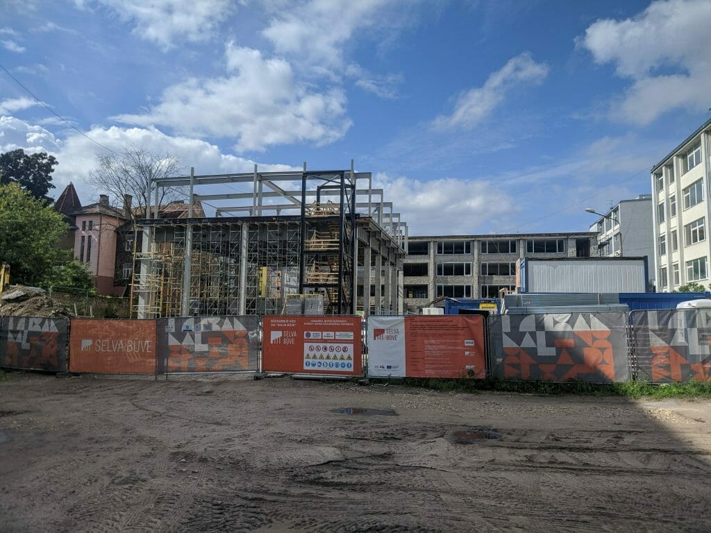 Nacionālās Mākslu vidusskolas pārbūve (Kalnciema iela 10) - Primary and secondary education - construction photos