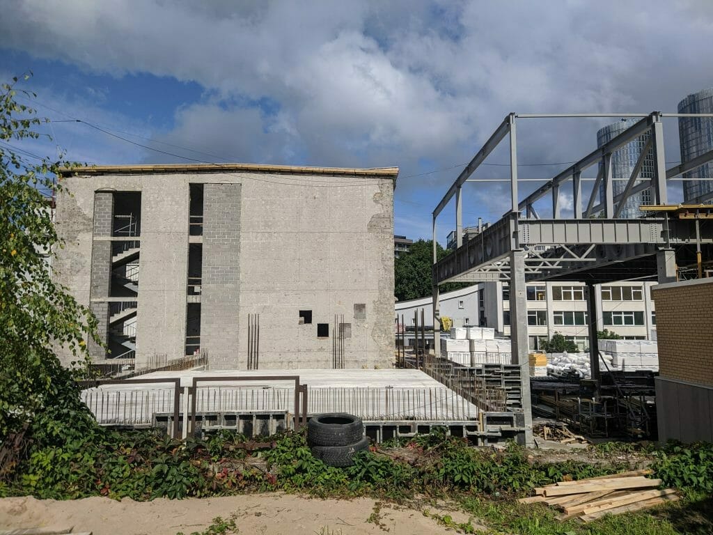 Nacionālās Mākslu vidusskolas pārbūve (Kalnciema iela 10) - Primary and secondary education - construction photos