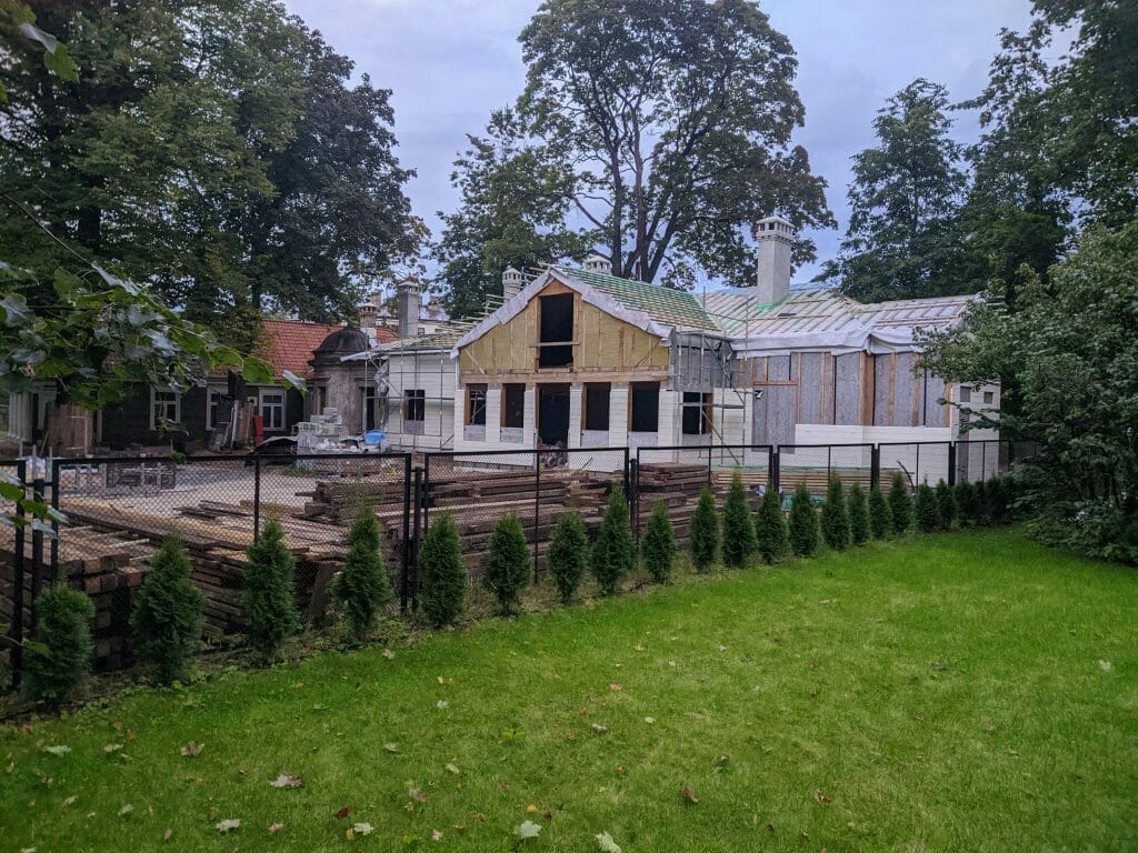 Hāmaņa muiža (Slokas iela 41A) - Cultural center - construction photos