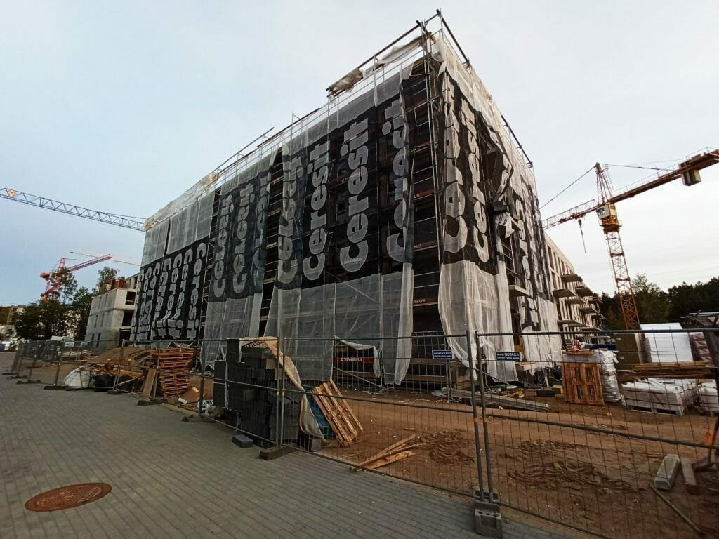 Lazdynėlių vingis 5-6 etapai (Žaibo g. 1, 3) - Multi apartment - construction photos