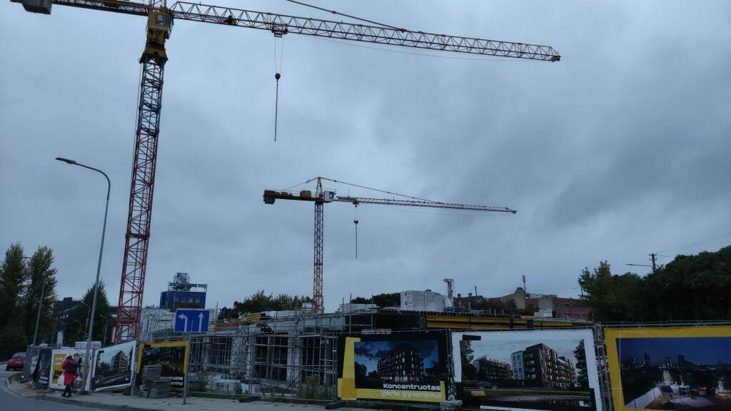 LINK TEN (Linkmenų g. 19) - Multi apartment - construction photos